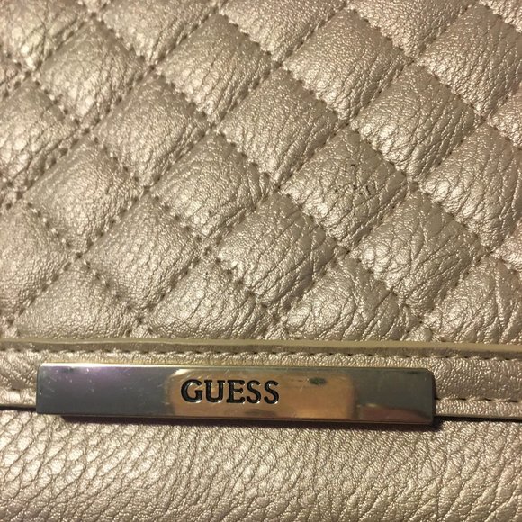 Gold Guess Clutch Wallet Bag - Picture 3 of 3